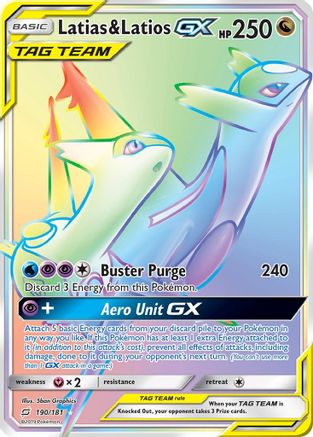 Latias & Latios GX (Secret)/181 - SM Team Up Holofoil