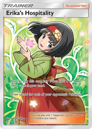 Erika's Hospitality (Full Art)/181 - SM Team Up Holofoil