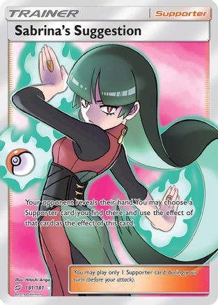 Sabrina's Suggestion (Full Art)/181 - SM Team Up Holofoil