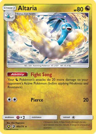 Altaria - 40a/70/70 - Alternate Art Promos Holofoil