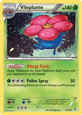 Vileplume - 3/149 (BW Boundaries Crossed) - Deck Exclusives