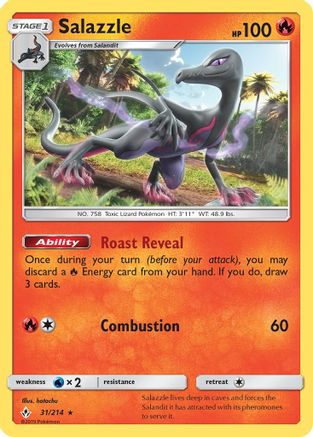 Salazzle 31/214 - SM Unbroken Bonds Reverse Holofoil