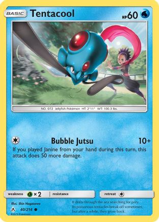Tentacool 40/214 - SM Unbroken Bonds