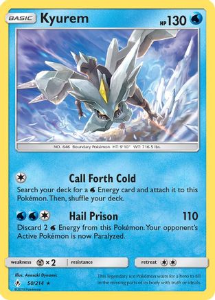 Kyurem 50/214 - SM Unbroken Bonds