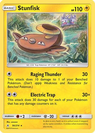 Stunfisk 56/214 - SM Unbroken Bonds