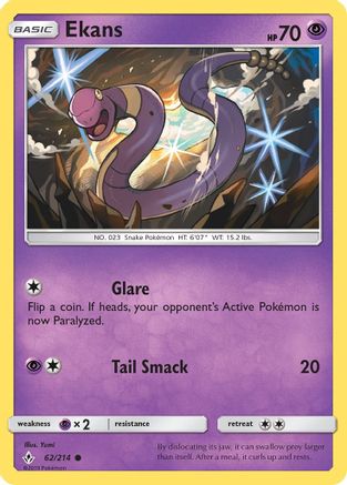 Ekans 62/214 - SM Unbroken Bonds