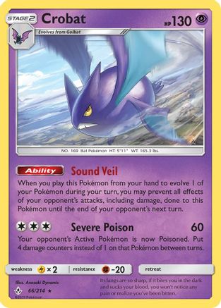 Crobat 66/214 - SM Unbroken Bonds