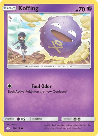 Koffing 73/214 - SM Unbroken Bonds