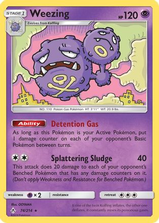 Weezing 74/214 - SM Unbroken Bonds