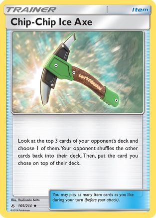 Chip-Chip Ice Axe/214 - SM Unbroken Bonds