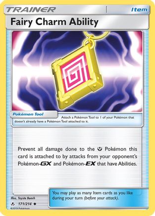 Fairy Charm Ability/214 - SM Unbroken Bonds Reverse Holofoil