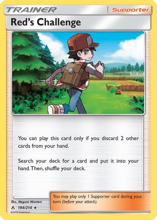 Red's Challenge 184/214 - SM Unbroken Bonds