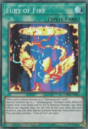 Fury of Fire (DANE-ENSE2) - Dark Neostorm Limited