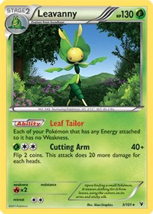 Leavanny - 3/101 (BW Noble Victories) - Deck Exclusives
