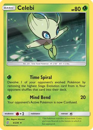Celebi 4/236 - SM Unified Minds Reverse Holofoil