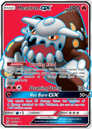 Heatran GX (Full Art)/236 - SM Unified Minds Holofoil