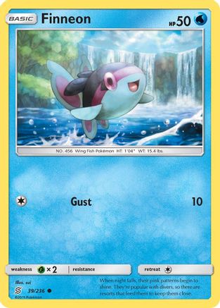 Finneon 39/236 - SM Unified Minds Reverse Holofoil