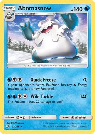 Abomasnow/236 - SM Unified Minds