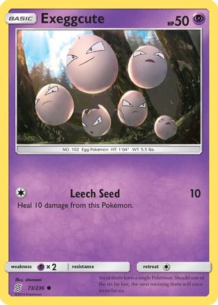 Exeggcute 73/236 - SM Unified Minds Reverse Holofoil