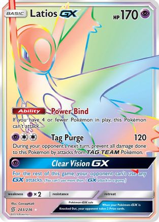 Latios GX (Secret)/236 - SM Unified Minds Holofoil