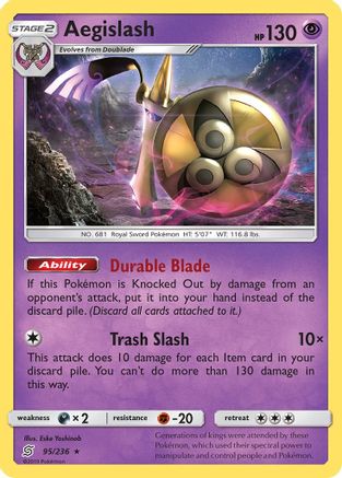 Aegislash/236 - SM Unified Minds Reverse Holofoil