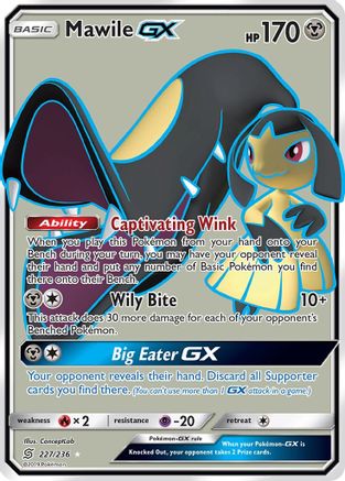 Mawile GX (Full Art)/236 - SM Unified Minds Holofoil