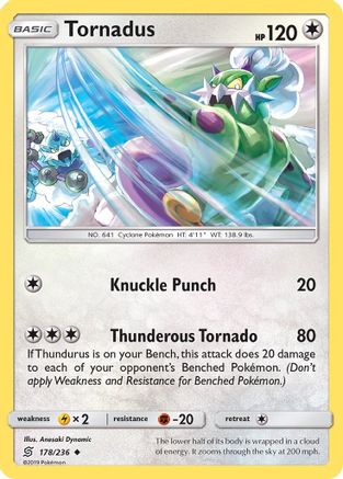 Tornadus/236 - SM Unified Minds Reverse Holofoil