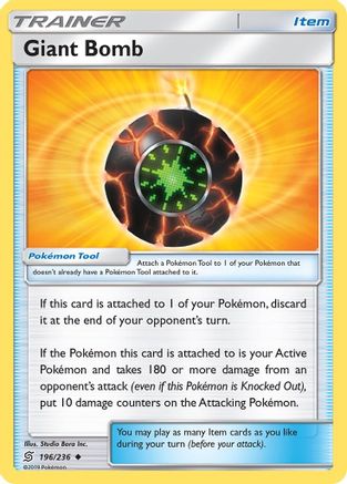 Giant Bomb/236 - SM Unified Minds Reverse Holofoil