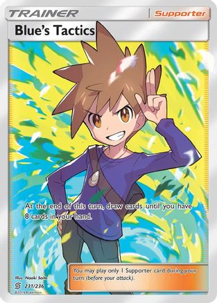 Blue's Tactics (Full Art)/236 - SM Unified Minds Holofoil