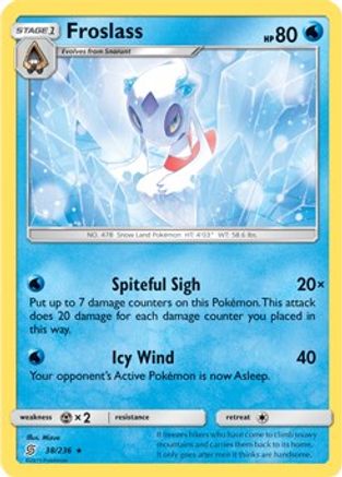 Froslass - 38/236 (SM Unified Minds) - Deck Exclusives