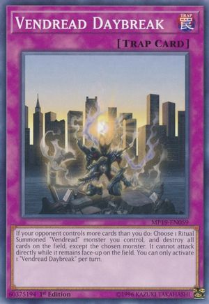 Vendread Daybreak (MP19-EN059) - 2019 Gold Sarcophagus Tin Mega Pack 1st Edition