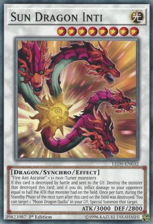 Sun Dragon Inti (LED5-EN032) - Legendary Duelists: Immortal Destiny 1st Edition