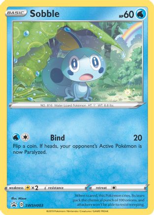 Sobble - SWSH003/307 - SWSH Sword & Shield Promo Cards Holofoil