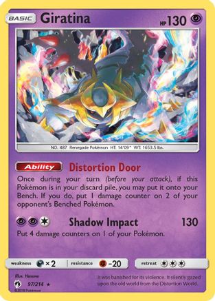 Giratina - 97/214 - Deck Exclusives