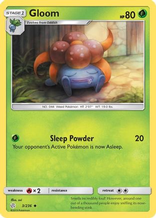 Gloom 3/236 - SM Cosmic Eclipse Reverse Holofoil