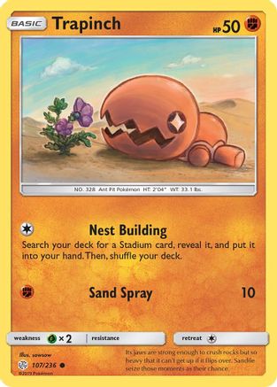 Trapinch - 107/236 107/236 - SM Cosmic Eclipse Reverse Holofoil
