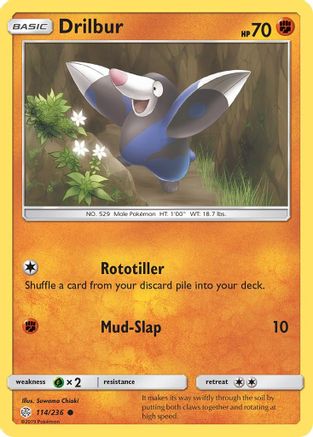 Drilbur/236 - SM Cosmic Eclipse Reverse Holofoil