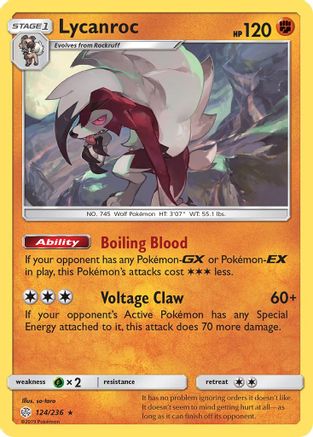 Lycanroc/236 - SM Cosmic Eclipse Holofoil