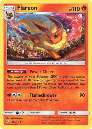Flareon 25/236 - SM Cosmic Eclipse