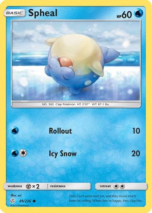 Spheal - 49/236 49/236 - SM Cosmic Eclipse