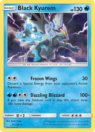 Black Kyurem 61/236 - SM Cosmic Eclipse