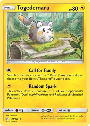 Togedemaru - 73/236 73/236 - SM Cosmic Eclipse