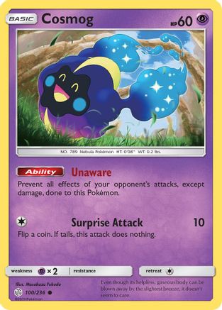 Cosmog - 100/236 100/236 - SM Cosmic Eclipse