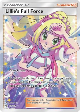 Lillie's Full Force (Full Art)/236 - SM Cosmic Eclipse Holofoil