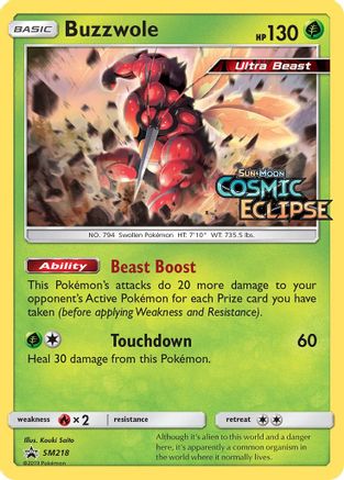 Buzzwole - SM218 (Prerelease)/248 - SM Promos Holofoil