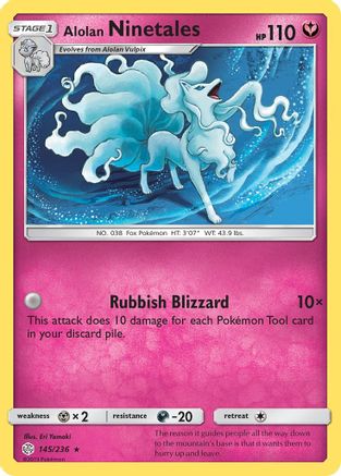 Alolan Ninetales 145/236 - SM Cosmic Eclipse