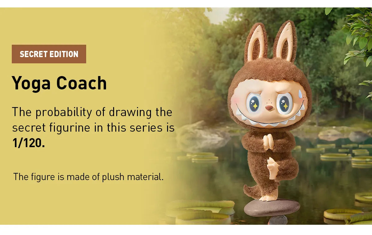 Labubu - The Monsters Lazy Yoga Series Figures