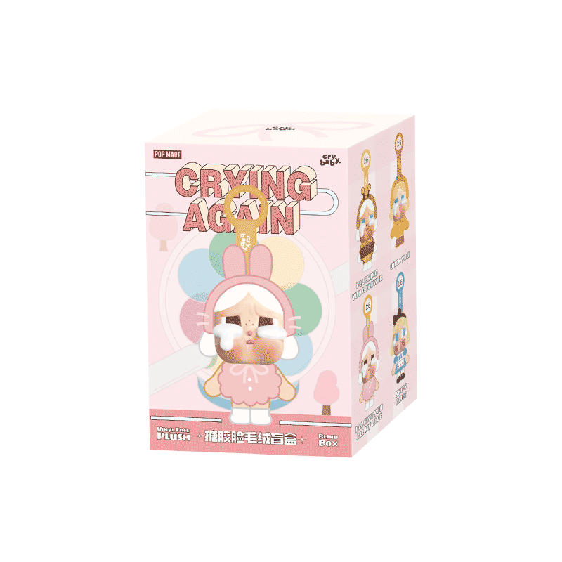 Pop Mart Cry Baby Crying Again Series-Vinyl Face Plush Blind Box