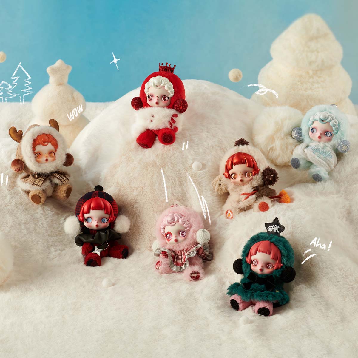 SKULLPANDA Winter Symphony Series Plush Blind Box (1 RANDOM BOX)