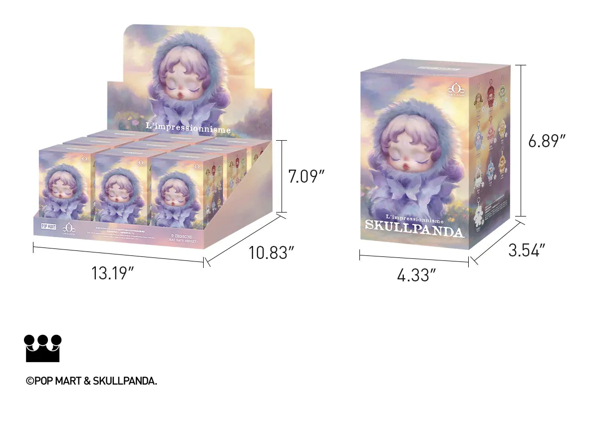 Skullpanda - L'impressionnisme Series Plush Blind Box (1 RANDOM BOX)